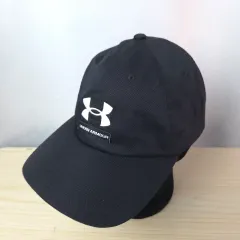 55-56(M-L) / UNDER ARMOUR アンダーアーマー ブラック ベースボールキャップ 帽子