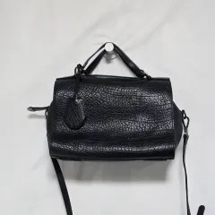 ブルーノマリ ブラック スクエア ドットバッグ クロスバッグ 0102