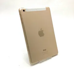 【全額返金保証】【最速発送】Apple iPad mini 7.9インチ 第3世代 16GB ゴールド WiFi+Cellular docomo 白ロム 美品 動作確認済