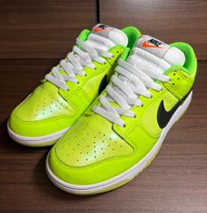 NIKE Dunk Low ネオンイエロー ブラック - メルカリ