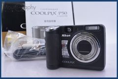 Nikon COOLPIX P50 3.6x AA Battery Compatible, Original Box and Instruction Manual Included, Free Shipping #mj8436