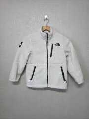 THE NORTH FACE ザノースフェイス キッズ 白 ボア フリース サイズ 140 クリーニング済