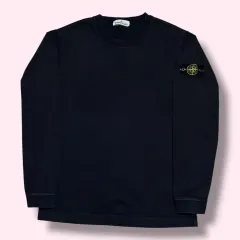 Stone Island ネイビー ロングスリーブ Tシャツ