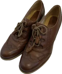  【美品】REGALリーガル　レースアップシューズ　靴　ブラウン　レディース　24サイズ【Z1755】