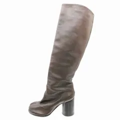 Maison Margiela メゾンマルジェラ 22 レザー Tabi タビ 足袋 ロングブーツ シューズ ブラウン 37 24cm レディース 【中古】