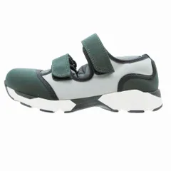 MARNI マルニ SNZWS01G02 SCARPA SNEAKER ベルクロ スニーカー シューズ ダークグリーン サイズ37 24cm レディース 【中古】