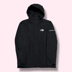 The North Face 람 포켓 ブラック ウィンドブレーカー ジャケット