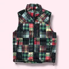 Polo Ralph Lauren パッチワーク ダウン ベスト