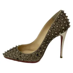 CHRISTIAN LOUBOUTIN(クリスチャンルブタン) パンプス 36 1/2 レディース美品  - ゴールド スタッズ