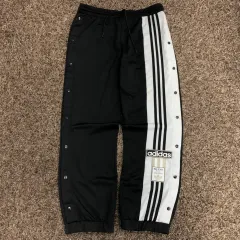 M アディダス アディブレーク サイド スナップ ボタン トラック パンツ