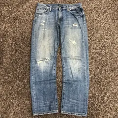 UNIQLO ユニクロ U デニムパンツ ダメージウォッシュ