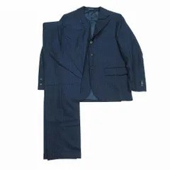 GREEN LABEL RELAXING グリーンレーベルリラクシング guabello Mongrando 120s スーツセットアップ ストライプ 46 M 【中古】