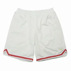 adidas アディダス × TYSHAWN タイショーン メッシュ ショートパンツ ハーフパンツ ホワイト HC2195 サイズM メンズ 【中古】
