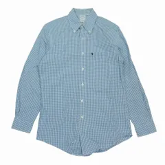Brooks Brothers ブルックスブラザーズ 346 SLIM FIT ボタンダウンシャツ ドレスシャツ 長袖 ライトブルー サイズS 【中古】