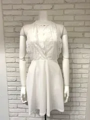 510 Tika ティカ キャバクラ ドレス ミニ レース ホルターネック ノースリーブ フレア キャバドレス F