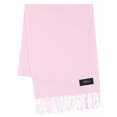 [Cashmee] 33 ベーシックウェーブマフラー ベビーピンク(D6066)