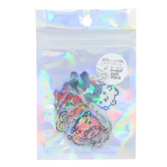 たまごっち[フレークシール]オーロラホログラムクリアフレークシール/ドット 