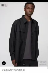 UNIQLO U ユーティリティ オーバーサイズ シャツ M