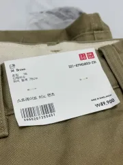 UNIQLO ストレート チノ パンツ ブラウン 34