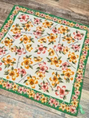 ベネトン フローラル 夏 フラワー パータン スカーフ