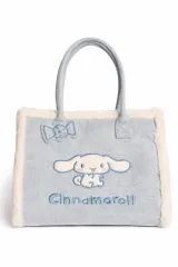 サンリオ正規品 シナモロール ファー トートバッグ