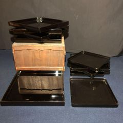 茶道 七事 茶歌舞伎道具 盆 小棗 折据 茶歌舞伎掛帛紗 - メルカリ