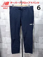 ニューバランスゴルフ ストレッチ テーパードクロップドパンツ 6 ブラック NEW BALANCE GOLF
