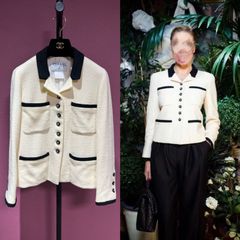 CHANEL シャネル 96P バイカラー ジャケット P06309V04615 - メルカリ