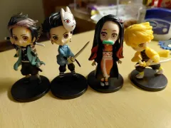 鬼滅の刃 偽物 Q posket（キューポスケット） フィギュア 我妻 善逸 禰豆子 竈門 炭治郎 2 まとめ