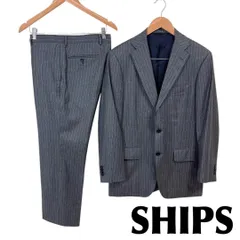 SHIPS ロロピアーナ生地　スーパー120s スーツ 48 ストライプ