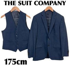 THE SUIT COMPANY ネイビー ダブルブレスト スーツ 175cm - メルカリ