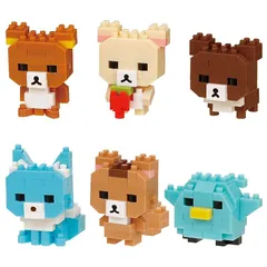 【新着商品】カワダ(Kawada) ナノブロック ミニナノ リラックマ vol.2(BOX) NBMC_36S 1BOX = 6個入り、全6種類