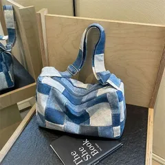 3色展開　デニムバッグ　ショルダーバッグ　カジュアル