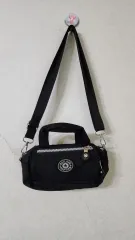 ブラック ナイロン ミニ クロスバッグ セサン商品