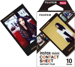 【新品・2営業日で発送】FUJIFILM 富士フイルム FUJIFILM チェキ フィルム instax mini CONTACT SHEET 10枚 ／1パック 