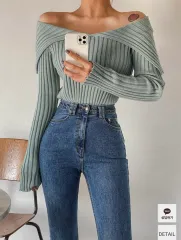 ミント ゴージ BIGKARA オフショルダー ニット 新品