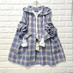 オーバーサイズ WHO シャツ チェック柄