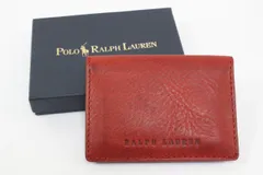 POLO RALPH LAUREN ポロ ラルフローレン カードケース パスケース 定期入れ レッド 赤 2-K102/1/NP