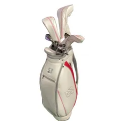 【中古】 ブリヂストン BRIDGESTONE BG-100L 8S レディース(CB付) ピンク クラブセット CS BG-100Li (フレックスL) レディース 女性用 右利き 右用 Cランク ゴルフクラブ