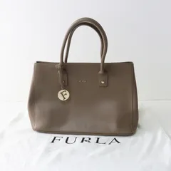 フルラ FURLA リンダ レザートートバッグ＼モカ ブラウン【2400014791617】