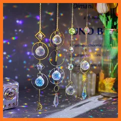 【新品】 koundeneko サンキャッチャー ペンダント 4点セット クリスタル 開運 ペンダント 玄関 ぶら下げ装飾 キラキラ 水晶飾り 庭/入り口/窓/玄関/車内/屋根飾り 誕生日 母の日 プレゼント 0