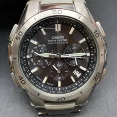可動 カシオ ソーラー電波時計　wave ceptor（ウェーブセプター）WVQ-M410 CASIO メンズ腕時計　中古