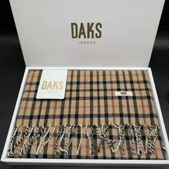 新品 DAKS ウールひざ掛け ベージュ　DAKS ひざ掛け ウール 毛布 ブランケット ギフト