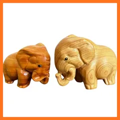 【新品】 tonra ゾウ 親子 アフリカ インテリア 雑貨 ミニ 動物 木製 置物 ギフト 象 棚 デスク 玄関 ウェルカム オブジェ 癒し 風水 家族 勉強 仕事運 0