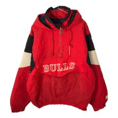 希少 美品 STARTER NBA BULLS アノラック パーカー ジャケット - メルカリ