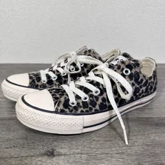 コンバース オールスターレオパードファーOX 1SD082 スニーカー 23.5cm
