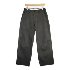 UNIVERSAL PRODUCTS ノータック チノ パンツ 定価27500円 193-60504 パンツ ブラック系 メンズ ユニバーサルプロダクツ【中古】6-0121G∞