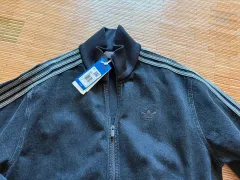 アディダス デニム トラックジャージ JC6717 ブラック デニム us L タグ付き 新品