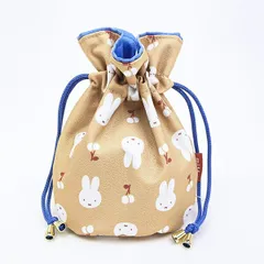 ミッフィー miffy 巾着 (イエロー) はんなりフラワーのサムネイル