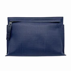 LOEWE ロエベ T ポーチ LINEN クラッチバッグ アナグラム ケース